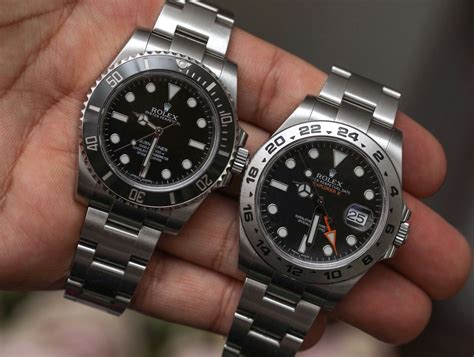 explorer rolex 43mm|rolex explorer 40mm vs submariner.